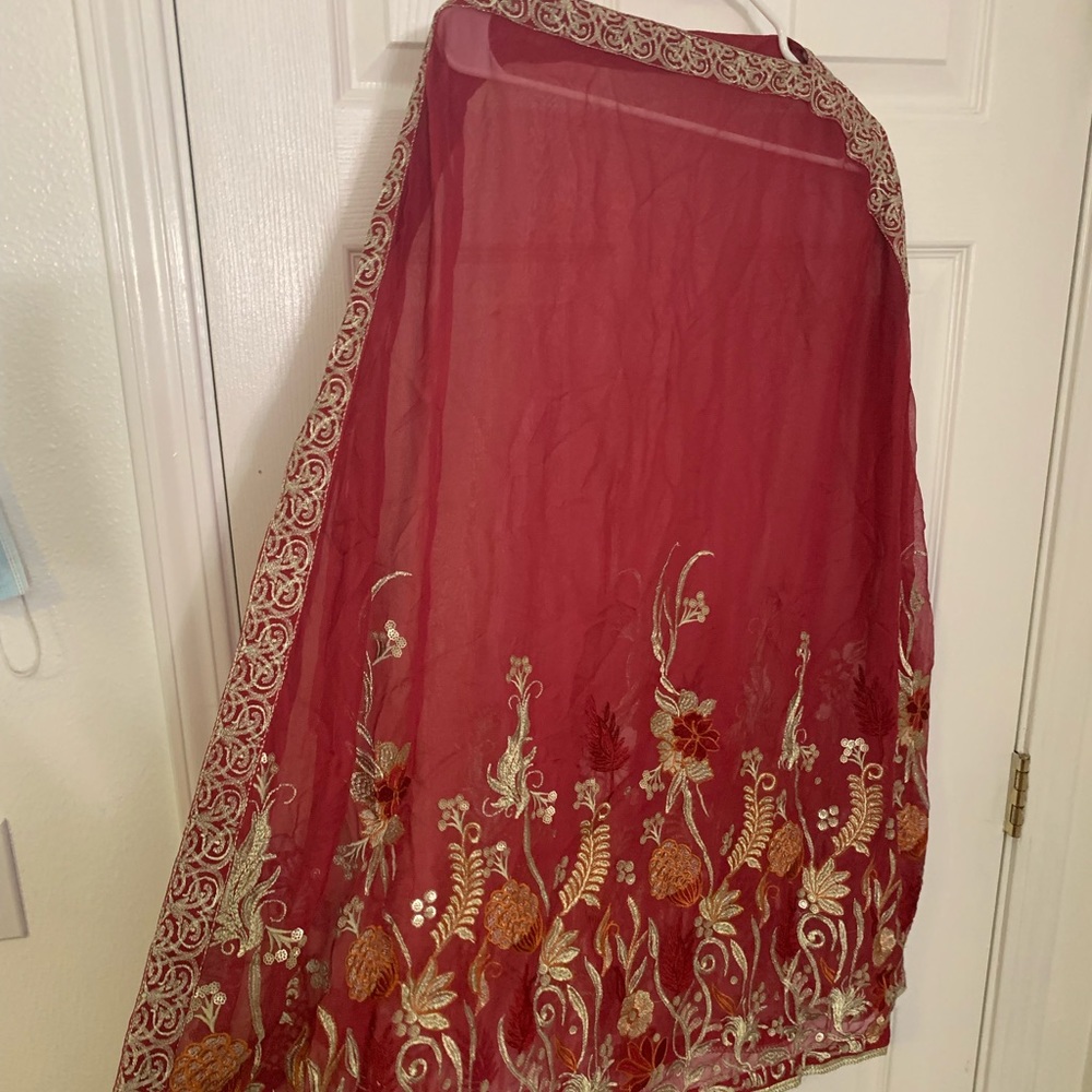 Pakistani cape dress